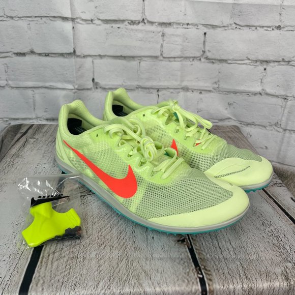 Nike Zoom Rival D Mens Track Running Spikes Shoes Size 11.5 Volt 907566-700